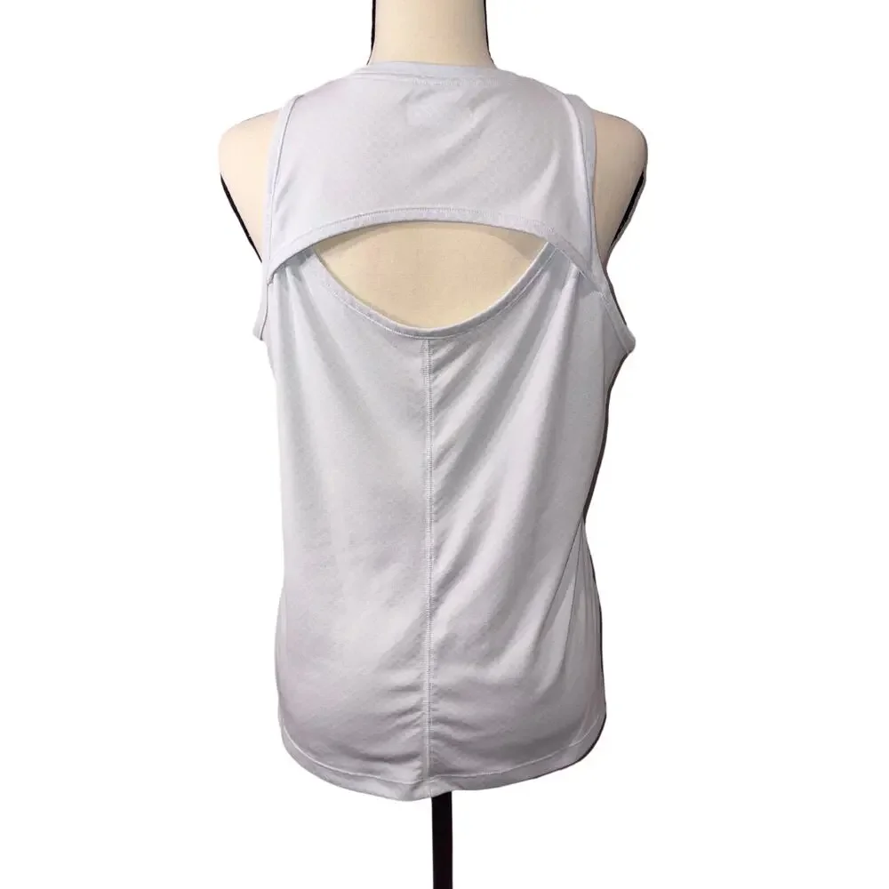 Columbia Activewear Performance Bogata Bay Technical White Tank Top M - Picture 5 of 9